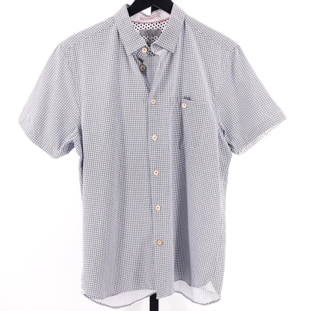 TED BAKER LONDON short sleeve button up shirt